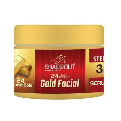 24k gold facial scrub - shadeout