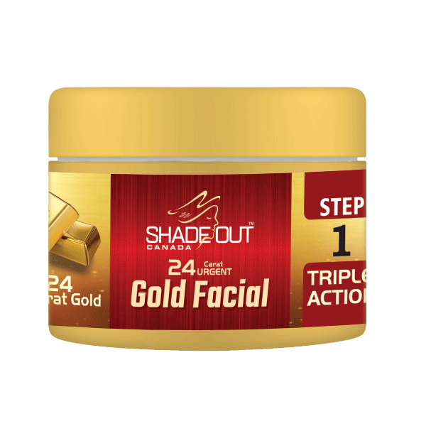 24k gold triple action cleanser - Shadeout