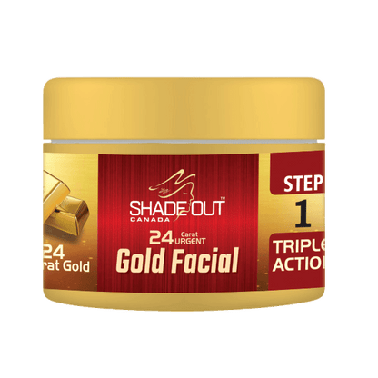 24k gold triple action cleanser - Shadeout